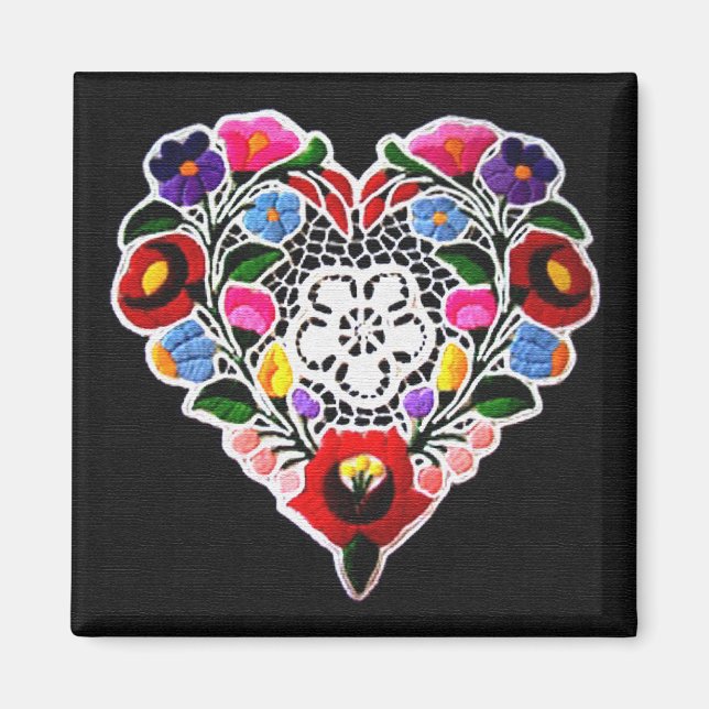 Hungarian Heart Magnet (Front)