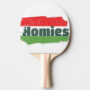 Hungarian Homies Ping Pong Paddle