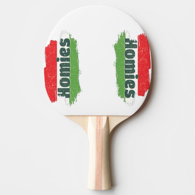 Hungarian Homies   Ping Pong Paddle (Front)
