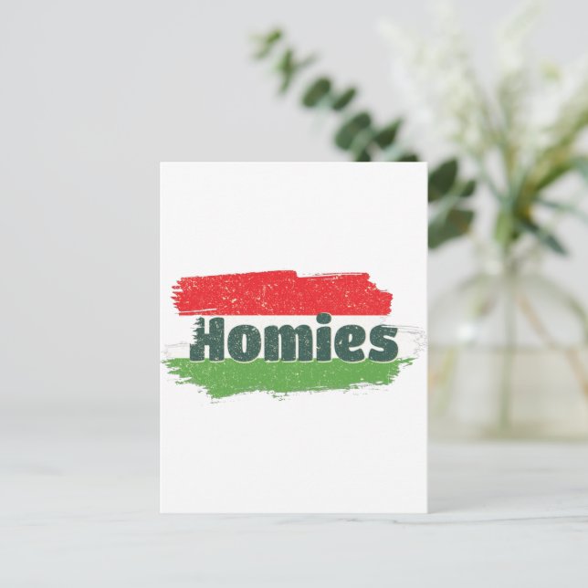 Hungarian Homies Postcard (Standing Front)