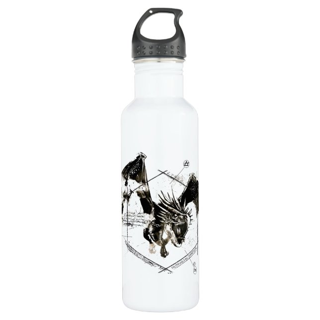Hungarian Horntail Dragon 710 Ml Water Bottle (Front)