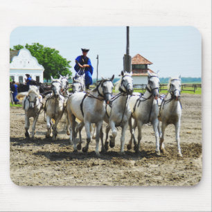 Hungarian horse riding mouse mat