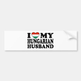 Hungarian Husband Bumper Sticker