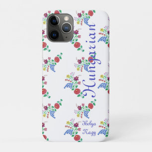 Hungarian Kalocsa Embroidery Folk Art iPhone 11 Pro Case