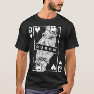Hungarian Kuvasz Queen Of Hearts Dog Pop T-Shirt