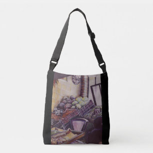 Hungarian Market Place, Budapest Crossbody Bag