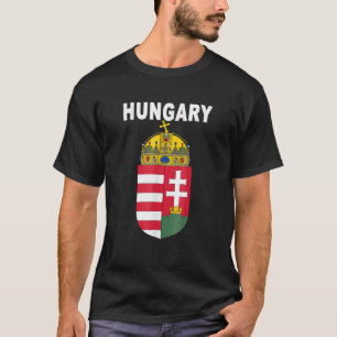 Hungarian National Emblem Designs Hungarian Roots  T-Shirt