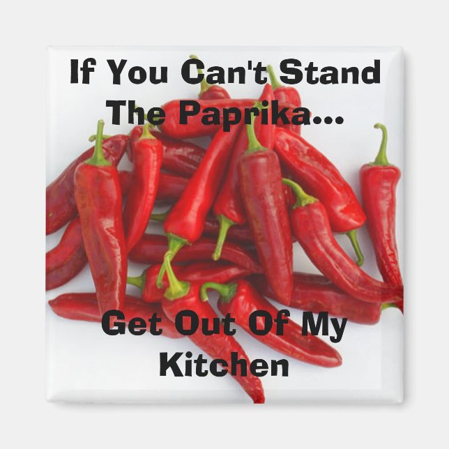 Hungarian Paprika Magnet (Front)