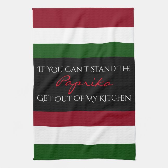 Hungarian Paprika Tea Towel (Vertical)