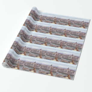 Hungarian Parliament Budapest by day Wrapping Paper