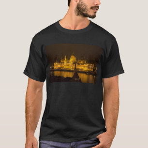 Hungarian Parliament Budapest by night T-Shirt