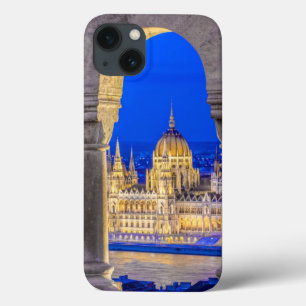 Hungarian Parliament Building at Dusk iPhone 13 Case