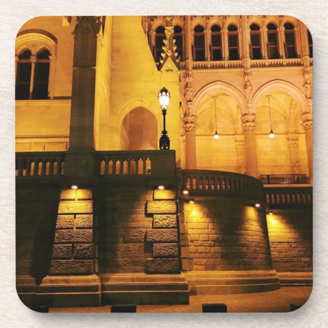 Hungarian Parliament Building  Coaster (Front)