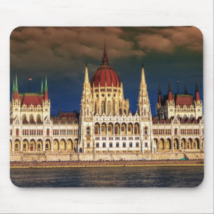 Hungarian Parliament Building in Budapest, Hungary Mouse Mat