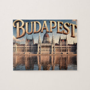 Hungarian Parliament Building in Budapest Jigsaw Puzzle