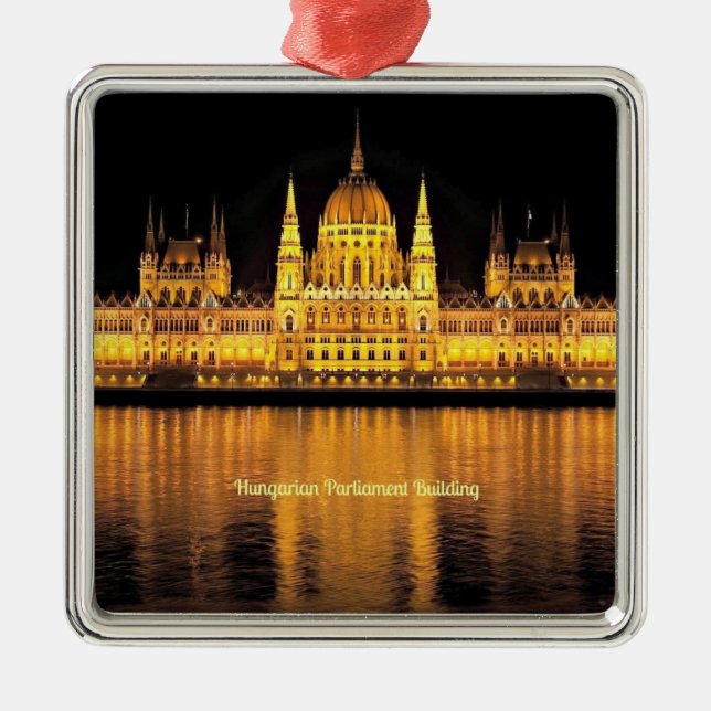 Hungarian Parliament Building  Metal Tree Decoration (Front)