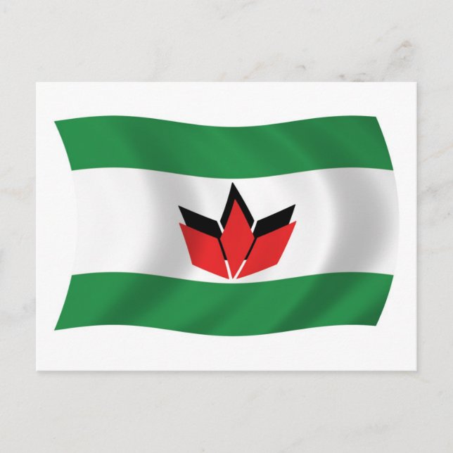 Hungarian People Flag Postcard (Front)