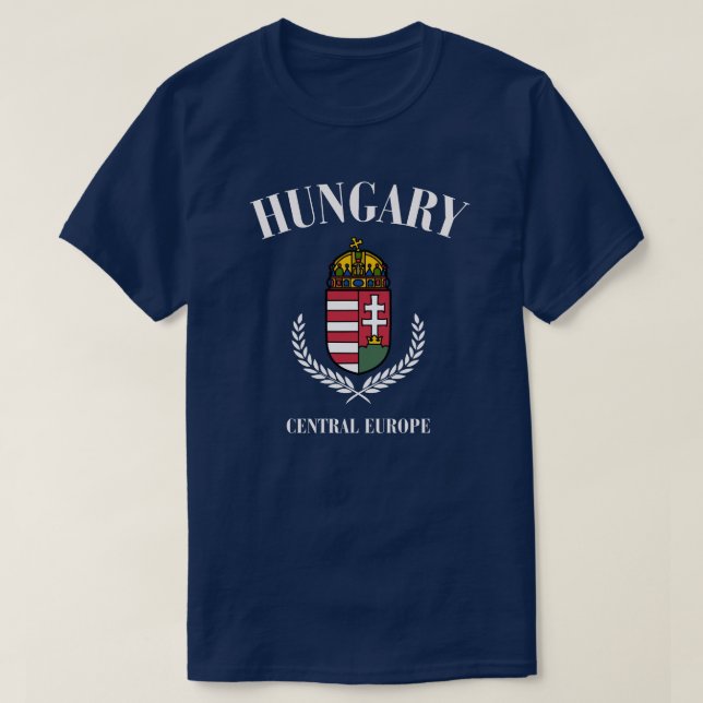 Hungarian Pride with Our Bold Hungary Flag T-Shirt (Design Front)