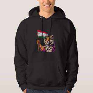 Hungarian Roots Hungary Flag Tiger Wildlife Hungar Hoodie