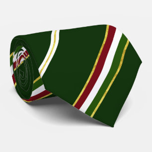 Hungarian stripes flag tie