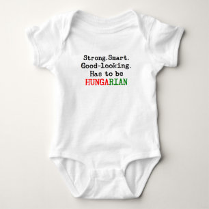 hungarian strong baby bodysuit
