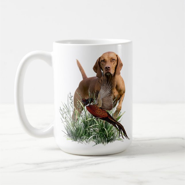 Hungarian Vizsla Art    Coffee Mug (Left)