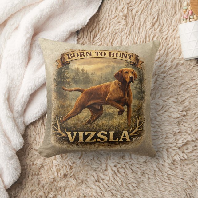 Hungarian Vizsla Art    Cushion (Blanket)