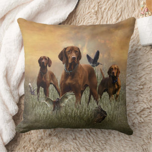 Hungarian Vizsla Art Cushion