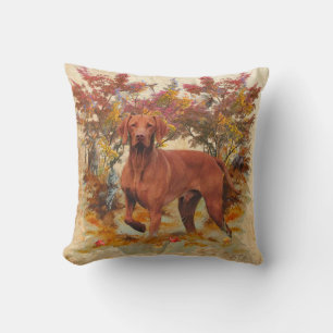 Hungarian Vizsla art  Cushion