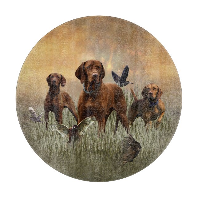 Hungarian Vizsla Art   Cutting Board (Front)