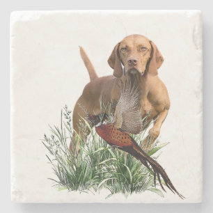Hungarian Vizsla Art    Stone Coaster