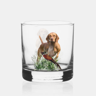 Hungarian Vizsla Art Whiskey Glass