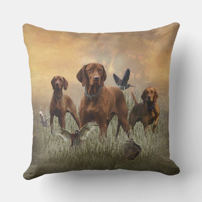 Hungarian Vizsla Cushion (Back)