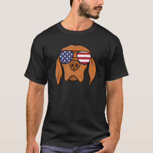 Hungarian Vizsla Dog 4th of July T-Shirt