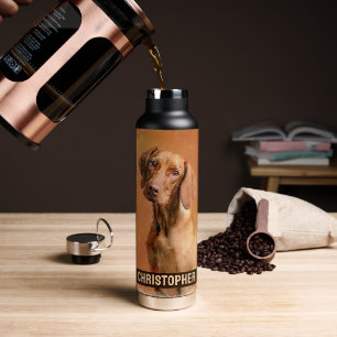 Hungarian Vizsla Dog Art Painting Water Bottle