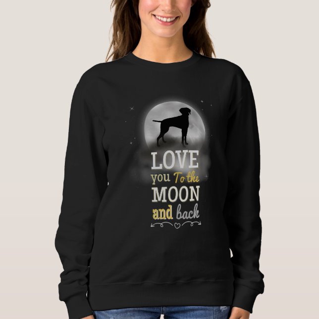 Hungarian Vizsla Dog Breed  2 Sweatshirt (Front)