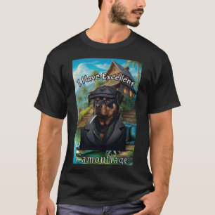 Hungarian Vizsla Dog Camouflage T-Shirt