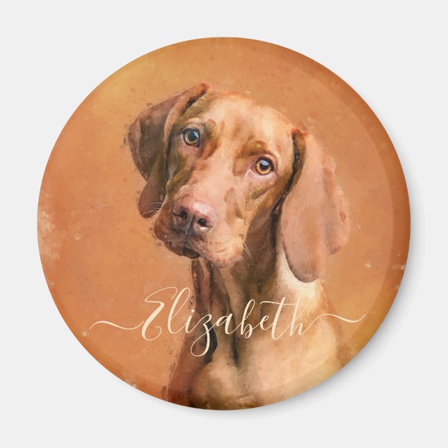 Hungarian Vizsla Dog Magnet (Front)
