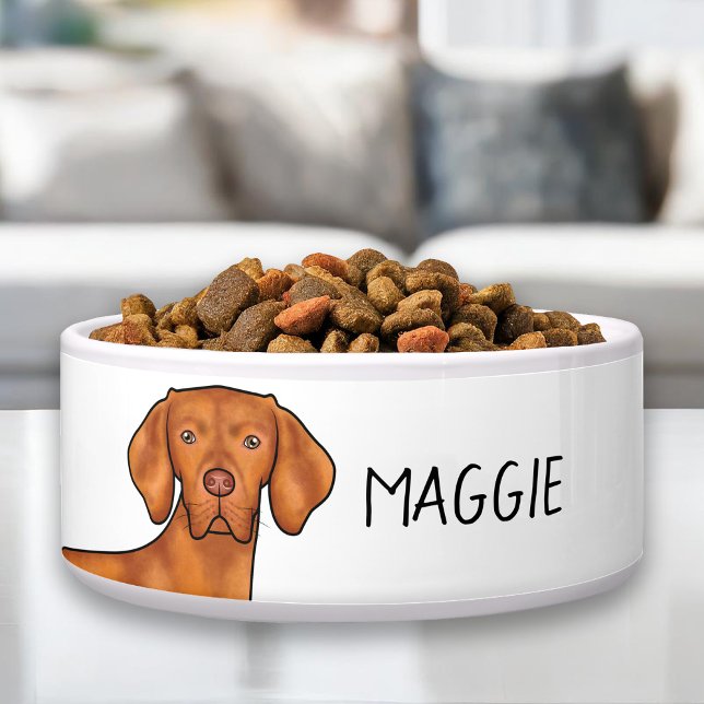 Hungarian Vizsla Pointer Dog Head With Pet's Name (Creator Uploaded)