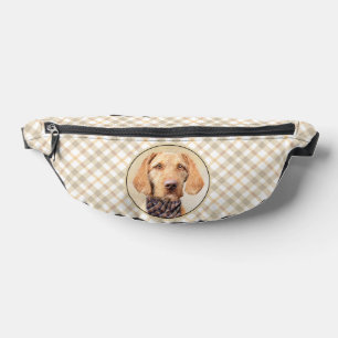 Hungarian Wirehaired Vizsla Painting Cute Dog Art Bum Bags