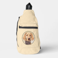 Hungarian Wirehaired Vizsla Painting Cute Dog Art