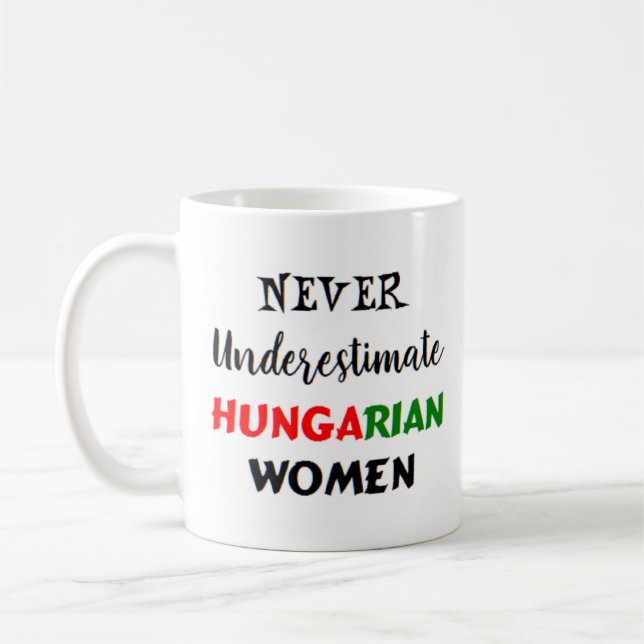 hungarian women coffee mug (Left)