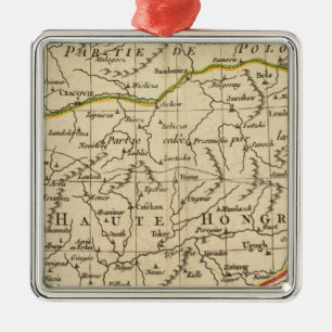 Hungary 3 metal tree decoration