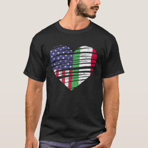 Hungary American Grown Heart USA Patriot Heritage T-Shirt