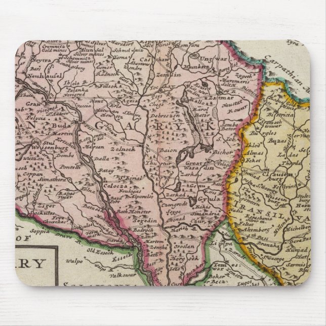 Hungary and Transilvania Mouse Mat (Front)