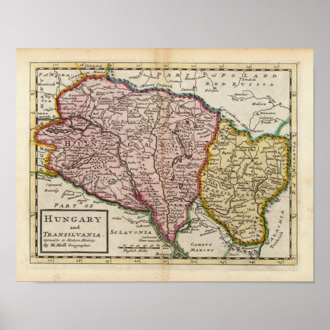 Hungary and Transilvania Poster (Front)