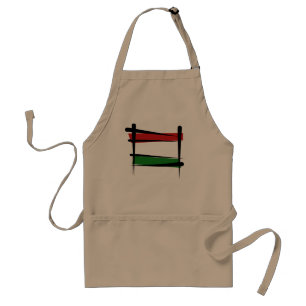 Hungary Brush Flag Standard Apron