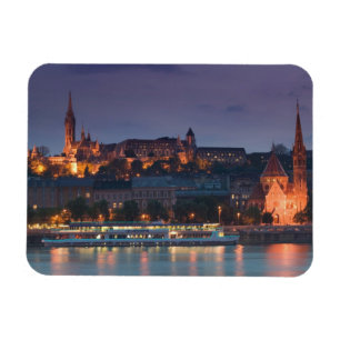 HUNGARY, Budapest: Castle Hill, Calvinist Church Magnet