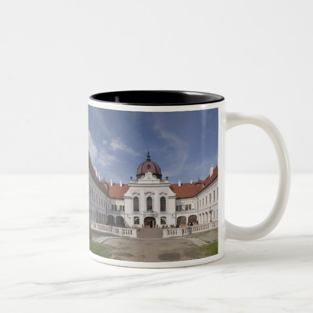Hungary, Budapest, Godollo: Royal Mansion, Home Two-Tone Coffee Mug (Right)