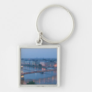 HUNGARY, Budapest: Szechenyi (Chain) Bridge, 3 Key Ring